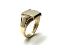 9ct Yellow Gold Square Signet Ring