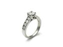 Platinum Diamond Solitaire Ring