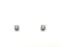 9ct Diamond Cluster Stud Earrings