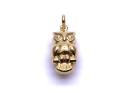 9ct Yellow Gold Owl Pendant