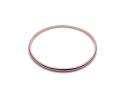 18ct Yellow Gold Solid Bangle 59mm