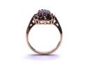 9ct Yellow Gold Garnet Cluster Ring