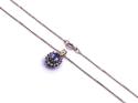 9ct Tanzanite & Diamond Pendant