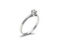 18ct White Gold Diamond Solitaire Ring