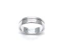 18ct White Gold Wedding Band 5.5mm