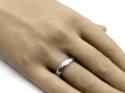 18ct White Gold Patterned Wedding Ring