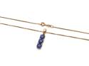 9ct Sapphire & Diamond Necklet