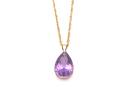 9ct Amethyst Pendant & Chain