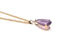 9ct Amethyst Pendant & Chain