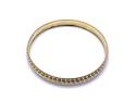 9ct Yellow Gold Patterned Bangle