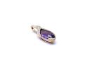 9ct Amethyst & Diamond Pendant