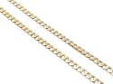 9ct Yellow Gold Flat Curb Chain 20 inch