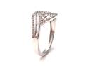 9ct White Gold Diamond Pave Ring