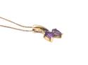 9ct Amethyst Pendant & Chain