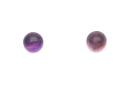 9ct Cabochon Cut Amethyst Stud Earrings