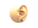 9ct Yellow Gold Peridot Stud Earrings