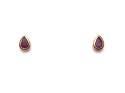 9ct Yellow Gold Ruby Stud Earrings