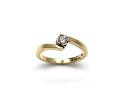 18ct Yellow Gold Diamond Solitaire Ring