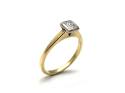 18ct Yellow Gold Diamond Solitaire Ring