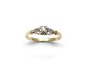 18ct Yellow Gold Diamond Solitaire Ring