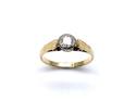 18ct Yellow Gold Diamond Solitaire Ring