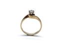 9ct Yellow Gold Diamond Solitaire Ring