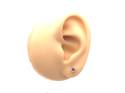 9ct Yellow Gold Amethyst Stud Earrings 3mm