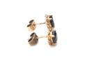 9ct Yellow Gold Sapphire Stud Earrings