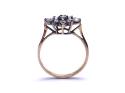 9ct Yellow Gold CZ Cluster Ring