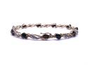 9ct Sapphire & Diamond Bracelet