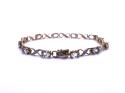 9ct Topaz & Diamond Bracelet