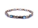 9ct Topaz & Diamond Bracelet