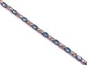 9ct Topaz & Diamond Bracelet