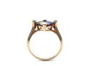 9ct Rose Gold Ametrine & Diamond Ring