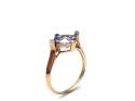 9ct Rose Gold Ametrine & Diamond Ring