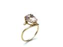 9ct Yellow Gold Topaz Solitaire Ring