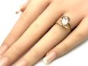 9ct Yellow Gold Topaz Solitaire Ring