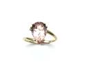 9ct Yellow Gold Topaz Solitaire Ring