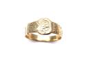 9ct Yellow Gold Buckle Ring