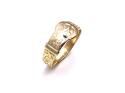 9ct Yellow Gold Buckle Ring