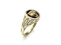 9ct Yellow Gold Onyx Signet Ring