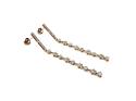 9ct Rose Gold Diamond Earrings