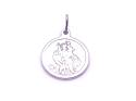 Silver St Christopher Pendant 13mm