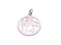 Silver St Christopher Pendant 16mm