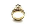 9ct Yellow Gold Horse Saddle Ring