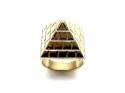 9ct Yellow Gold Pyramid Ring