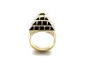 9ct Yellow Gold Pyramid Ring