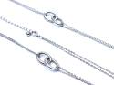 Silver Interlinking Circles Necklet & Bracelet Set