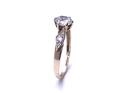 9ct Yellow Gold CZ Solitaire Ring