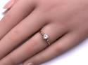 9ct Yellow Gold CZ Solitaire Ring